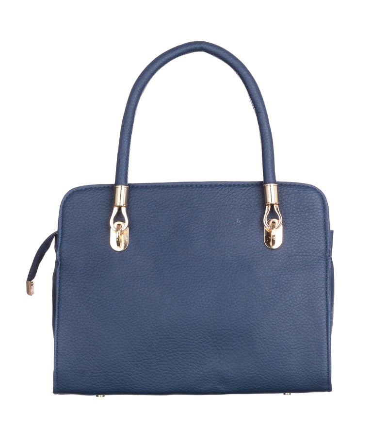 Keywest Women's Chanelle Satchel Tote Handbag for Women | Ladies purse | Stylish Shoulder Bag | Gift For Woman | Blue - Image 3
