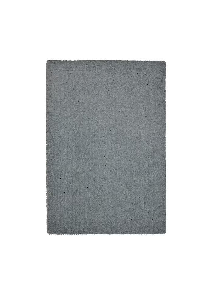 Rug, high pile, light grey turquoise dotted, 160x230 cm