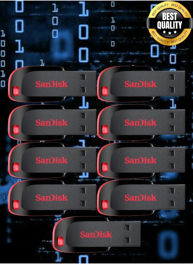 Sandisk 9 Pieces 32GB Cruzer Blade Usb Flash USB2.0  - Image 1