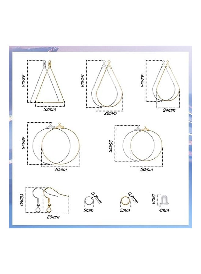 520pcs Earring Beading Hoop Set with Earring Fi  - Image 3
