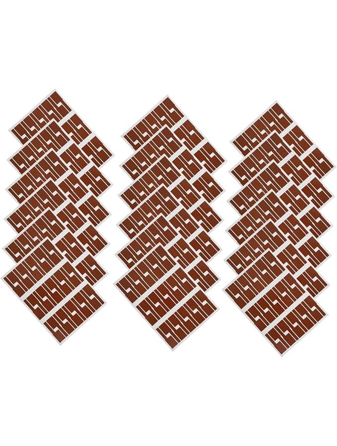 Tear Resistant Self-Adhesive Cable Labels 20 Sheets High Visibility Fade Resistant Tags - Image 1