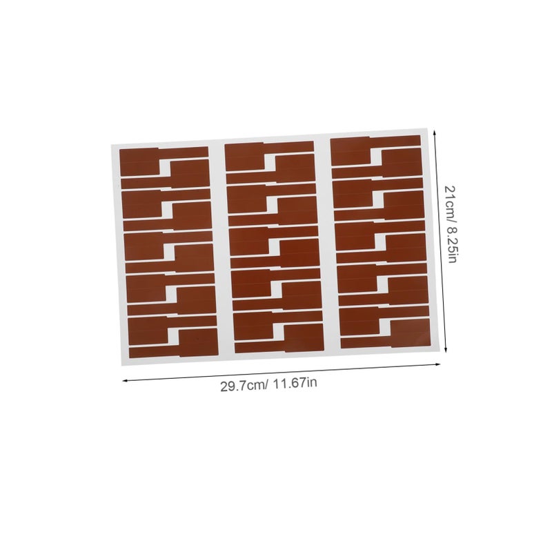 Tear Resistant Self-Adhesive Cable Labels 20 Sheets High Visibility Fade Resistant Tags - Image 3