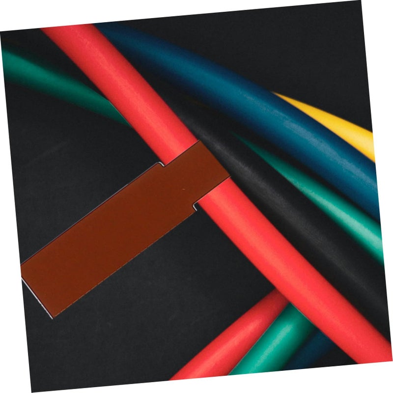 Tear Resistant Self-Adhesive Cable Labels 20 Sheets High Visibility Fade Resistant Tags - Image 5