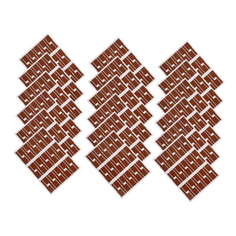 Tear Resistant Self-Adhesive Cable Labels 20 Sheets High Visibility Fade Resistant Tags - Image 2