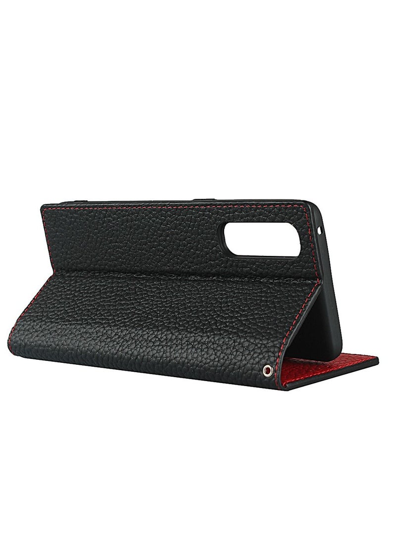 Suteni Flip Cover Card Slots Leather Phone Case for Oppo - Image 3