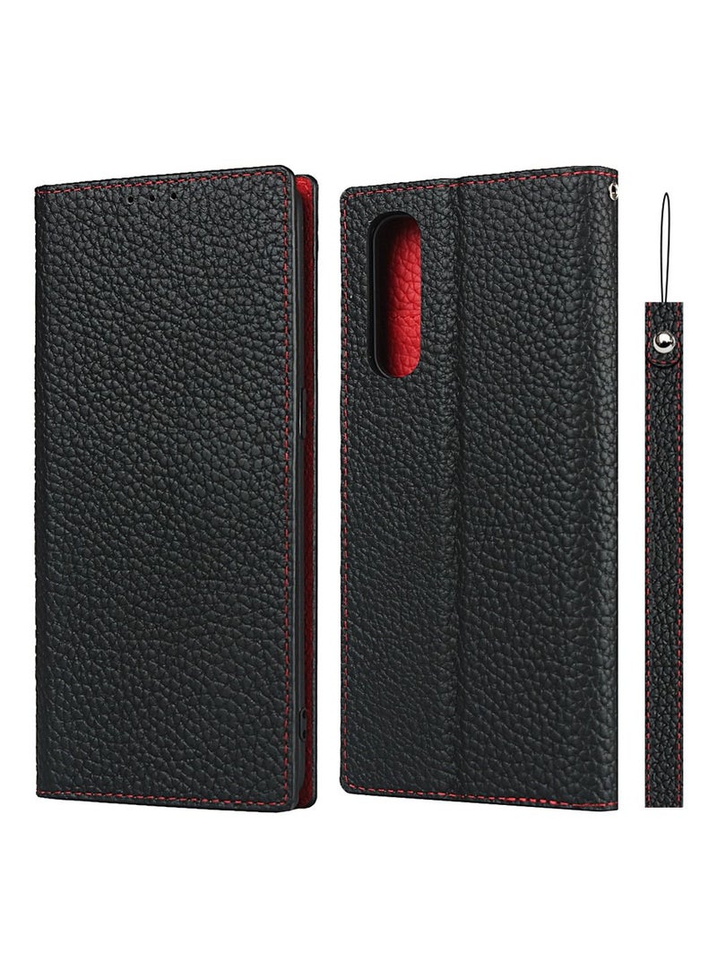 Suteni Flip Cover Card Slots Leather Phone Case for Oppo - Image 1