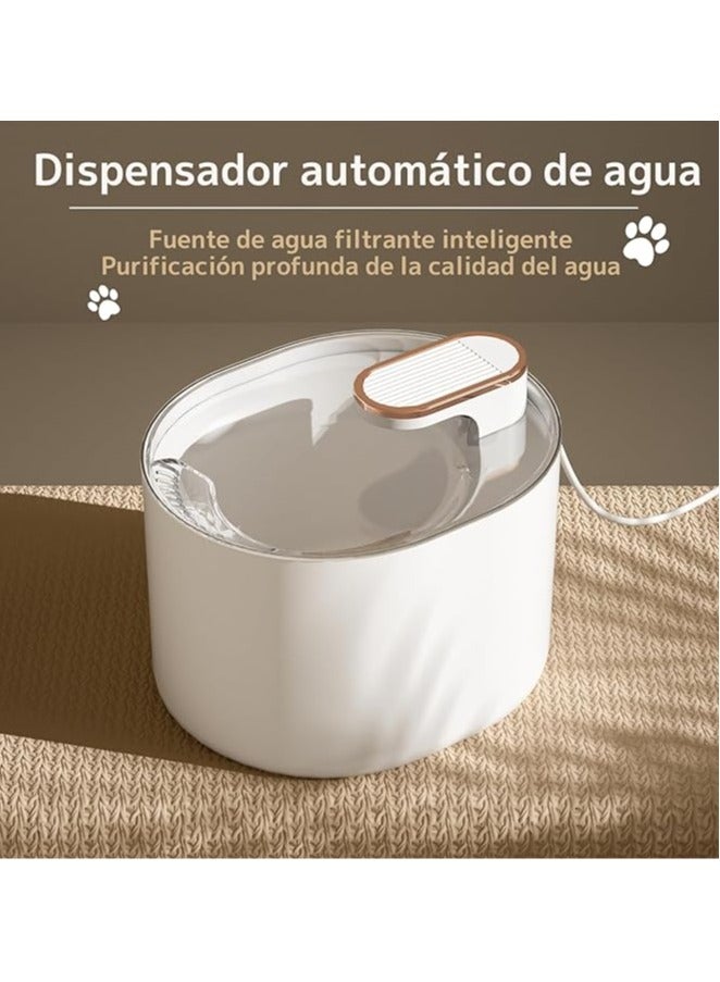 general Cat Fountain, Pet Water Dispenser, 3L Automatic Water Dispenser, Silent with Cotton Filter, Pet Water Dispenser for Cats and Dogs - Image 2