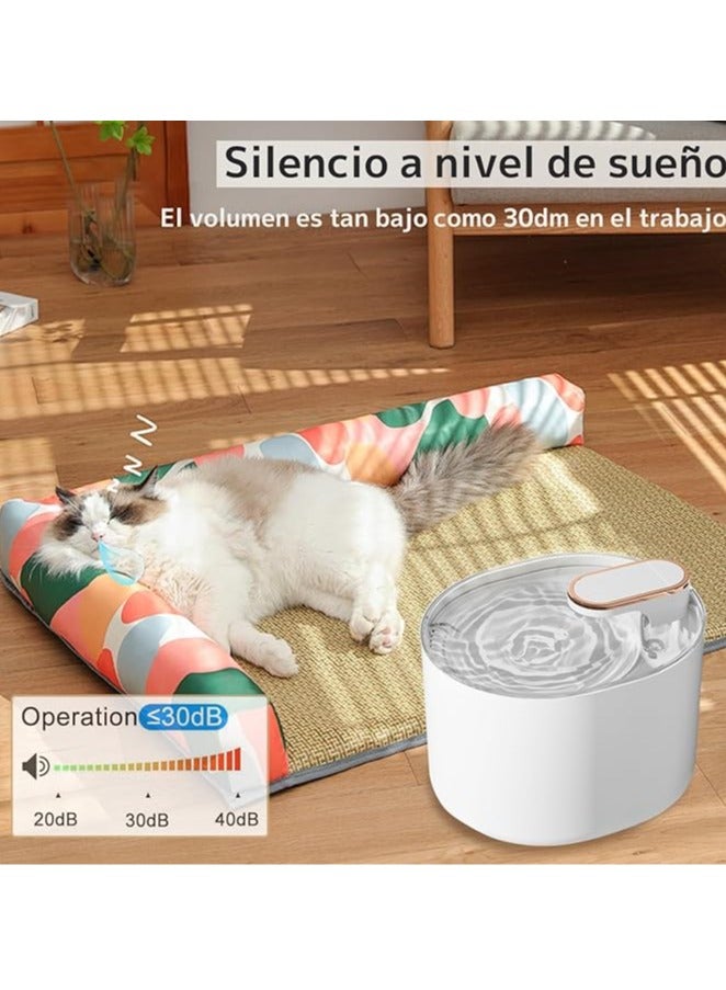 general Cat Fountain, Pet Water Dispenser, 3L Automatic Water Dispenser, Silent with Cotton Filter, Pet Water Dispenser for Cats and Dogs - Image 4