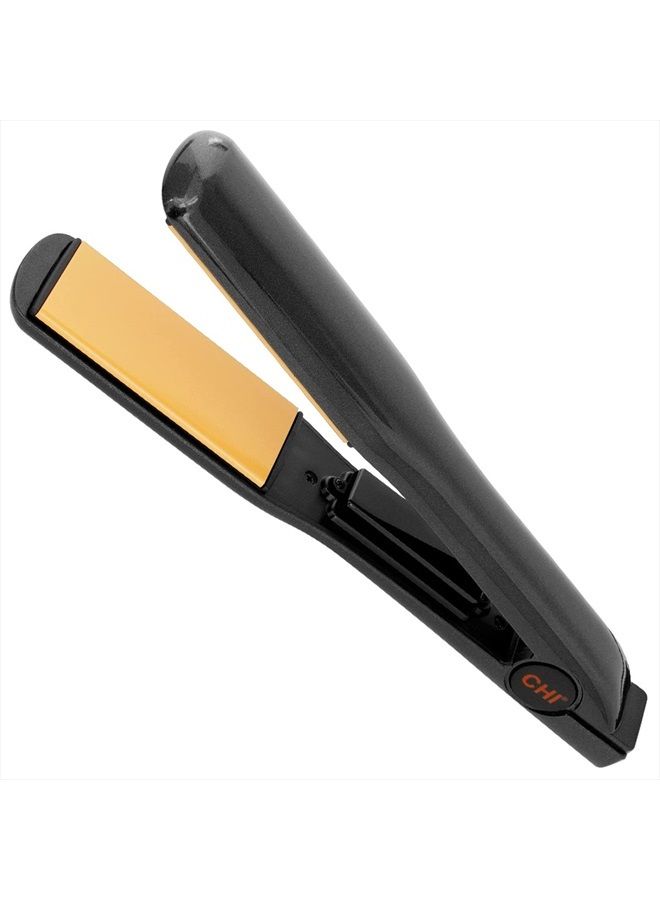 CHI مكواة تصفيف الشعر السيراميكية التورمالينية الكلاسيكية 1 1/2" باللون الأسود أونيكس - Image 1