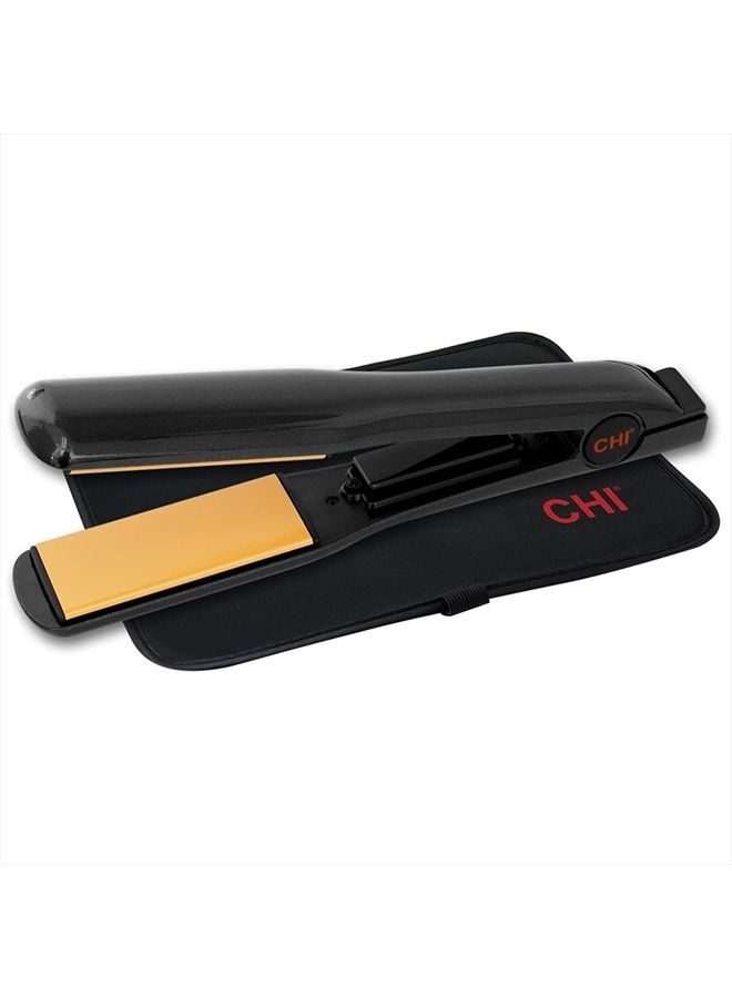 CHI مكواة تصفيف الشعر السيراميكية التورمالينية الكلاسيكية 1 1/2" باللون الأسود أونيكس - Image 2