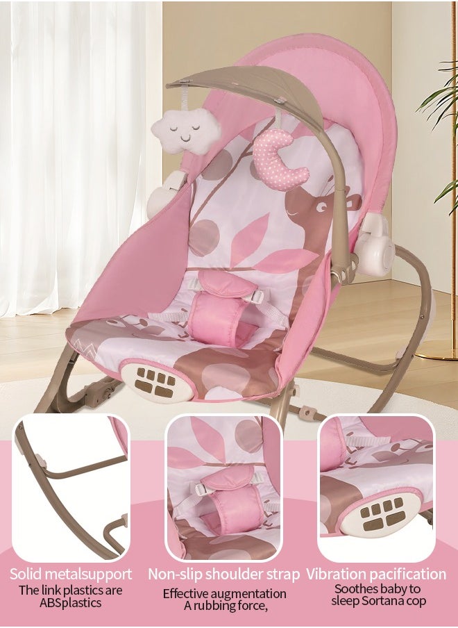 Baby Rocking Chair Baby Bouncer Portable Infant Rocking Chair Toddler Swinging Chair Adjustable and Foldable Toddler Rocker Baby Bouncer Seat for Baby 0-6 Months - pzsku/Z815FB72106A77509D4FEZ/45/_/1729133421/c8113cb3-de64-4cfc-8e4f-4a22e974212c