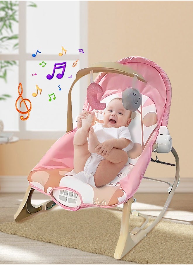 Baby Rocking Chair Baby Bouncer Portable Infant Rocking Chair Toddler Swinging Chair Adjustable and Foldable Toddler Rocker Baby Bouncer Seat for Baby 0-6 Months - pzsku/Z815FB72106A77509D4FEZ/45/_/1729133421/e3cf1da7-6902-4ce7-950e-8b7431ffa6ea