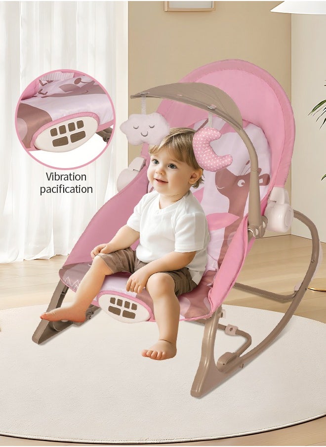 Baby Rocking Chair Baby Bouncer Portable Infant Rocking Chair Toddler Swinging Chair Adjustable and Foldable Toddler Rocker Baby Bouncer Seat for Baby 0-6 Months - pzsku/Z815FB72106A77509D4FEZ/45/_/1729133423/58a2d718-0577-4503-bf7b-1b00bcd4862c