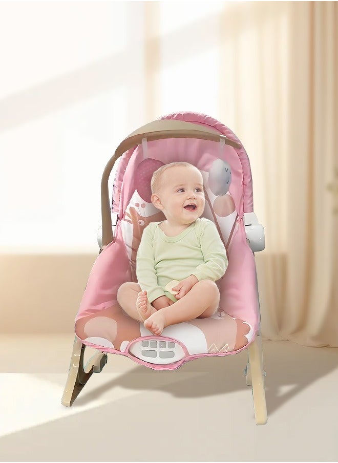 Baby Rocking Chair Baby Bouncer Portable Infant Rocking Chair Toddler Swinging Chair Adjustable and Foldable Toddler Rocker Baby Bouncer Seat for Baby 0-6 Months - pzsku/Z815FB72106A77509D4FEZ/45/_/1729133423/c8b1fc33-2fdc-4d0f-85a2-c3ceb13cbbba