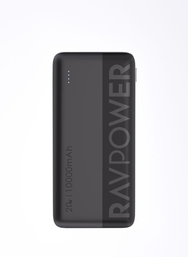 راف باور بنك طاقة PD 20W 3-Port، شحن سريع PD/QC، شحن 3 أجهزة في نفس الوقت، توافق عالمي مع iPhone 15/16 والمزيد، USB-C مزدوج + USB-A، تقنية iSmart - Image 3