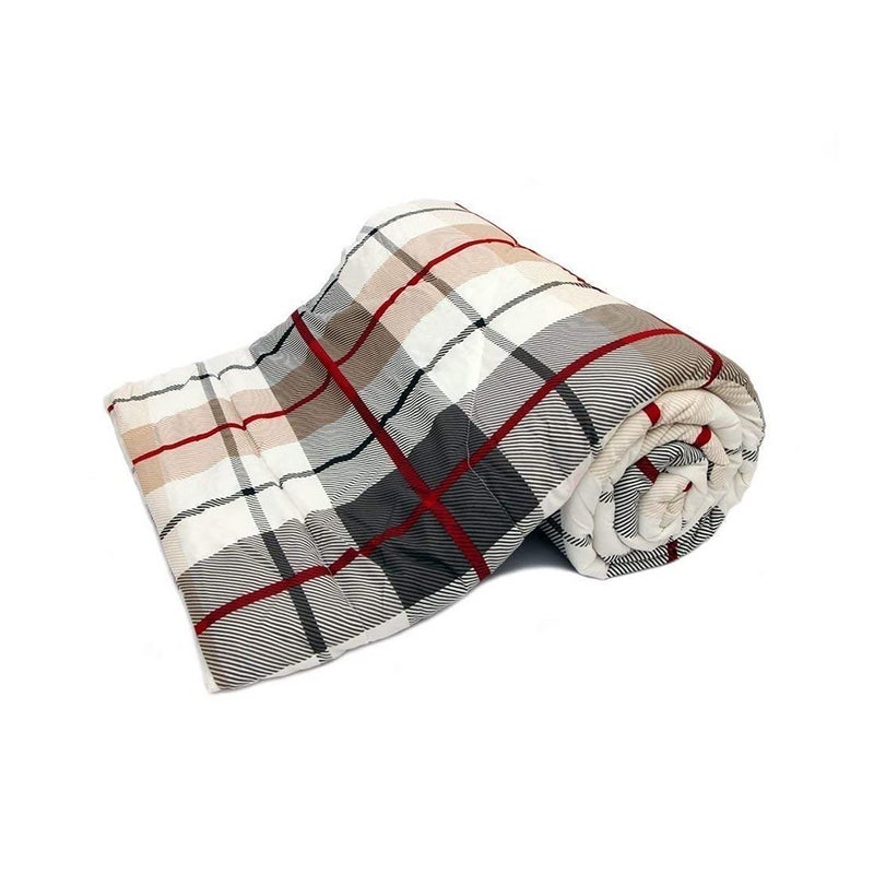 CK CREATION CK CREATION Polyester AllWeather 120 GSM Printed Lightweight Reversible AC Dohar Blanket Quilt Pack of 1 Designm10 Single