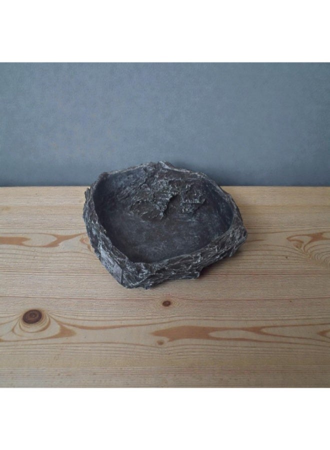 Reptile Feeding Bowl, Reptile Rock Worm Feeder Food and Water Dish - Image 2
