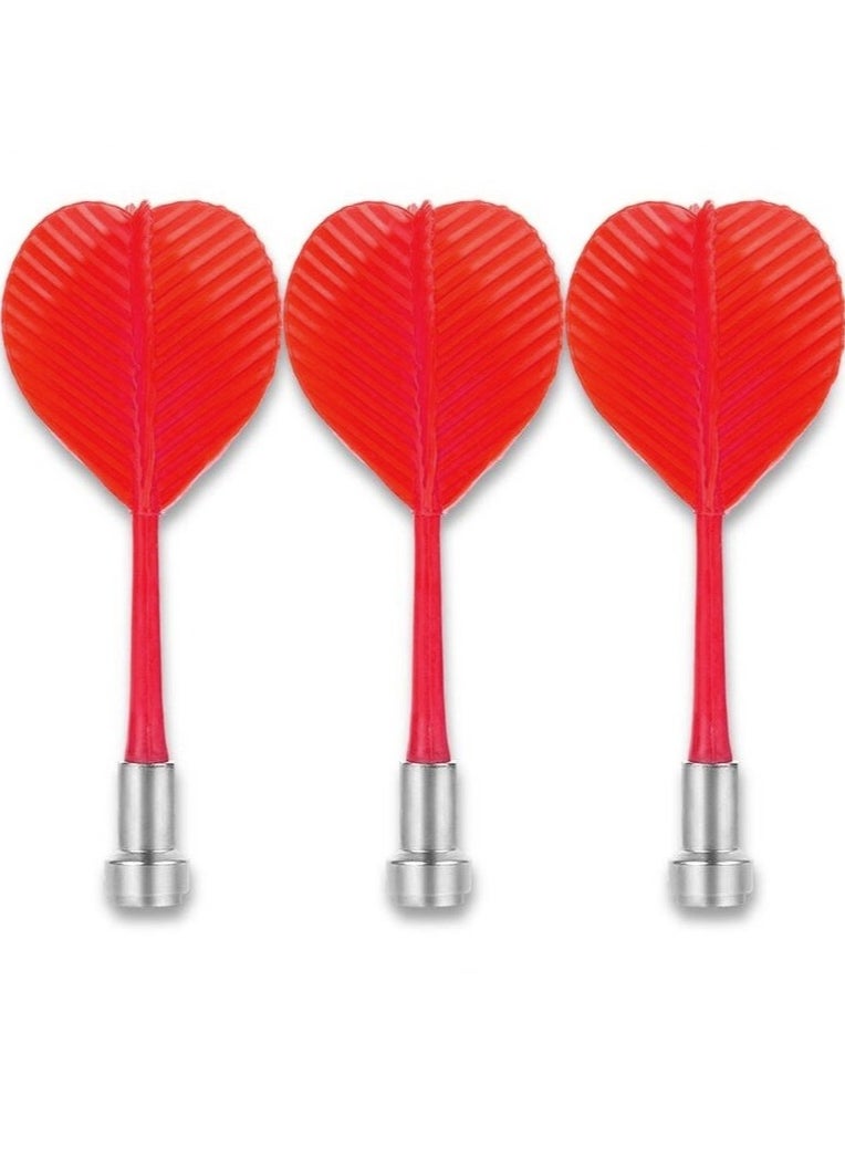 Generic Safety Magnetic Dart with Metal Tips for Standard Dart Board Game 3Pcs, Red  - Image 1