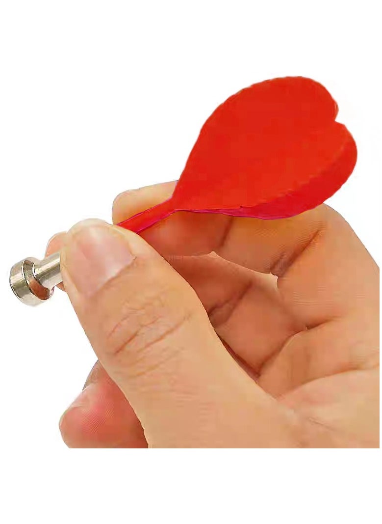 Generic Safety Magnetic Dart with Metal Tips for Standard Dart Board Game 3Pcs, Red  - Image 3
