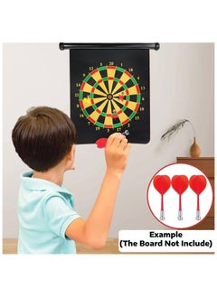 Generic Safety Magnetic Dart with Metal Tips for Standard Dart Board Game 3Pcs, Red  - Image 4