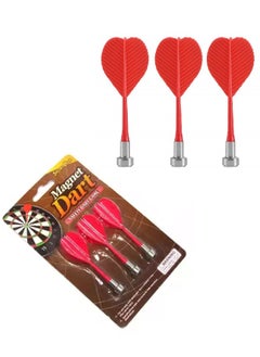 Generic Safety Magnetic Dart with Metal Tips for Standard Dart Board Game 3Pcs, Red  - Image 5