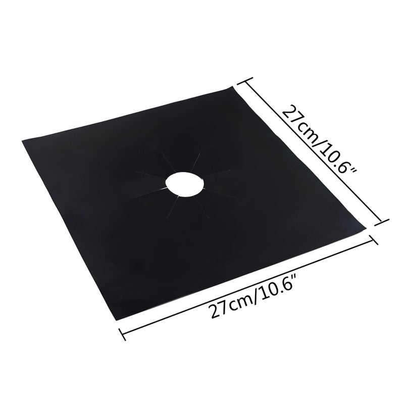 Gas Stove Burner Covers, Non-Stick, Reusable, Easy to Clean, Made of Durable Food Grade Materials, Protects Stove Top from Dirt and Scratches, Stylish and Stylish Design, Fits Most Gas Stoves, - Image 4