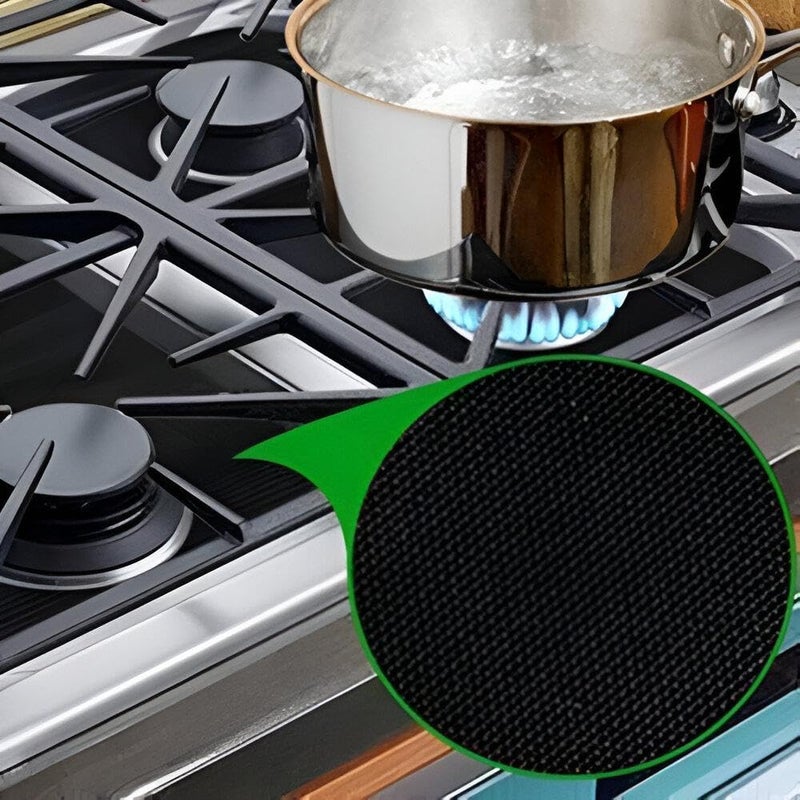 Gas Stove Burner Covers, Non-Stick, Reusable, Easy to Clean, Made of Durable Food Grade Materials, Protects Stove Top from Dirt and Scratches, Stylish and Stylish Design, Fits Most Gas Stoves, - Image 5