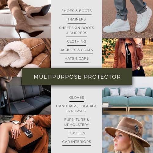 Renapur Suede, Nubuck, Fabric Waterproofing/Stain Protection — Eco-Friendly, Non-Toxic, for Shoes, Boots, Trainers & Clothing (8.5 fl.oz) - Packaging May Vary - Image 5