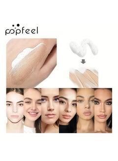 popfeel POPFEEL Color-Changing Foundation - Matte Finish, Creamy Texture, Ideal for Mixed Skin | Daily Wear | Modern Compact Design  - Image 4