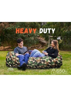 Meetion Inflatable Lounger Air Sofa Hammock-Portable,Water Proof& Anti-Air Leaking Design-Ideal Couch for Backyard Beach Traveling Camping Picnics & Music Festivals  - Image 4