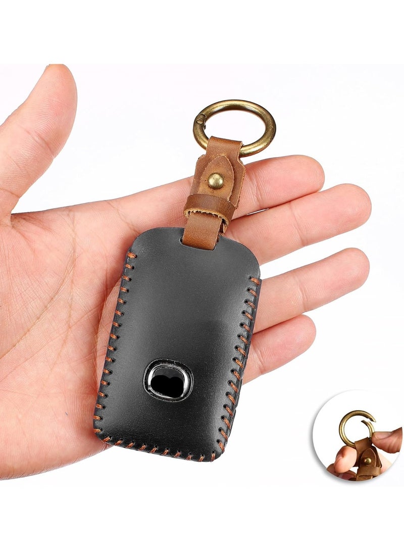 حافظة مفاتيح جلدية متوافقة مع مازدا 3، مازدا 3 هاتشباك، مازدا 6، CX-5، CX-50، CX-3، CX-30، CX-9، CX-90 2020-2024 - Image 3