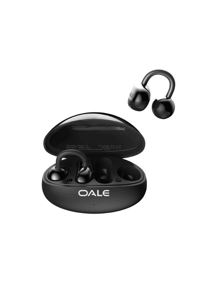 أوالي, سماعات أذن لاسلكية حقيقية OALE iFree 19 مزودة بمشبك أذن وتقنية بلوتوث، تدوم حتى 45 ساعة من التشغيل - Image 2