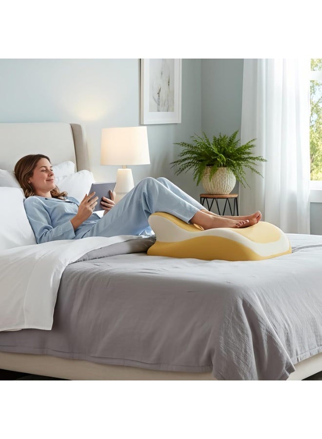 Bukela Bed Reading Pillow - Memory Foam Multi Functional Comfortable Leg Rest Cushion, Bed Wedge Pillow for Sleeping, Sofa, TV, Chair, Couch, Floor, Desk, Lounge, Travel, Meditation, Study, Work - Image 5