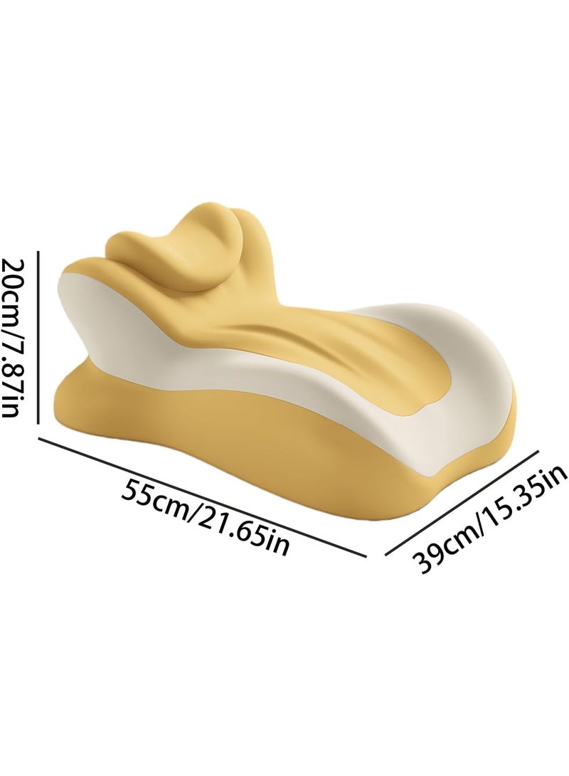 Bukela Bed Reading Pillow - Memory Foam Multi Functional Comfortable Leg Rest Cushion, Bed Wedge Pillow for Sleeping, Sofa, TV, Chair, Couch, Floor, Desk, Lounge, Travel, Meditation, Study, Work - Image 2