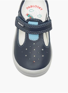 Pablosky Boys' Logo Detail Booties with Hook and Loop Closure  - Image 4