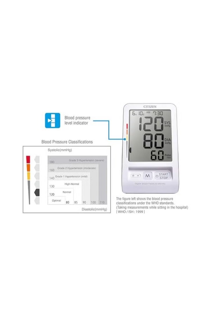 Citizen CH-456 Digital Blood Pressure Monitor - Image 2