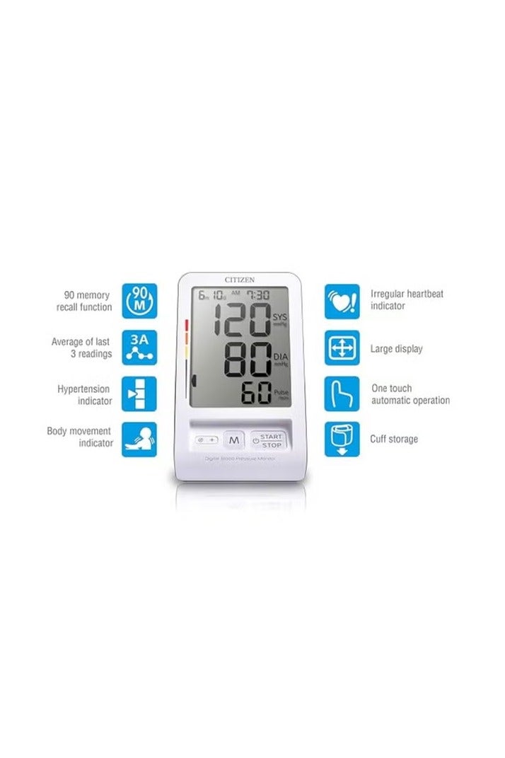 Citizen CH-456 Digital Blood Pressure Monitor - Image 3
