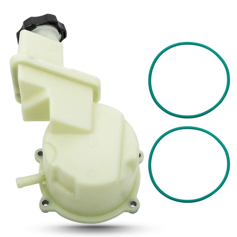 RANSOTO 603-939 Power Steering Pump Fluid Reservoir Compatible with 2011-2014 Dodge Challenger Charger ChrysIer 300 5.7L 3.6L V6 V8 Replaces 68059524AK 68059525AK 68059643AK - Image 1