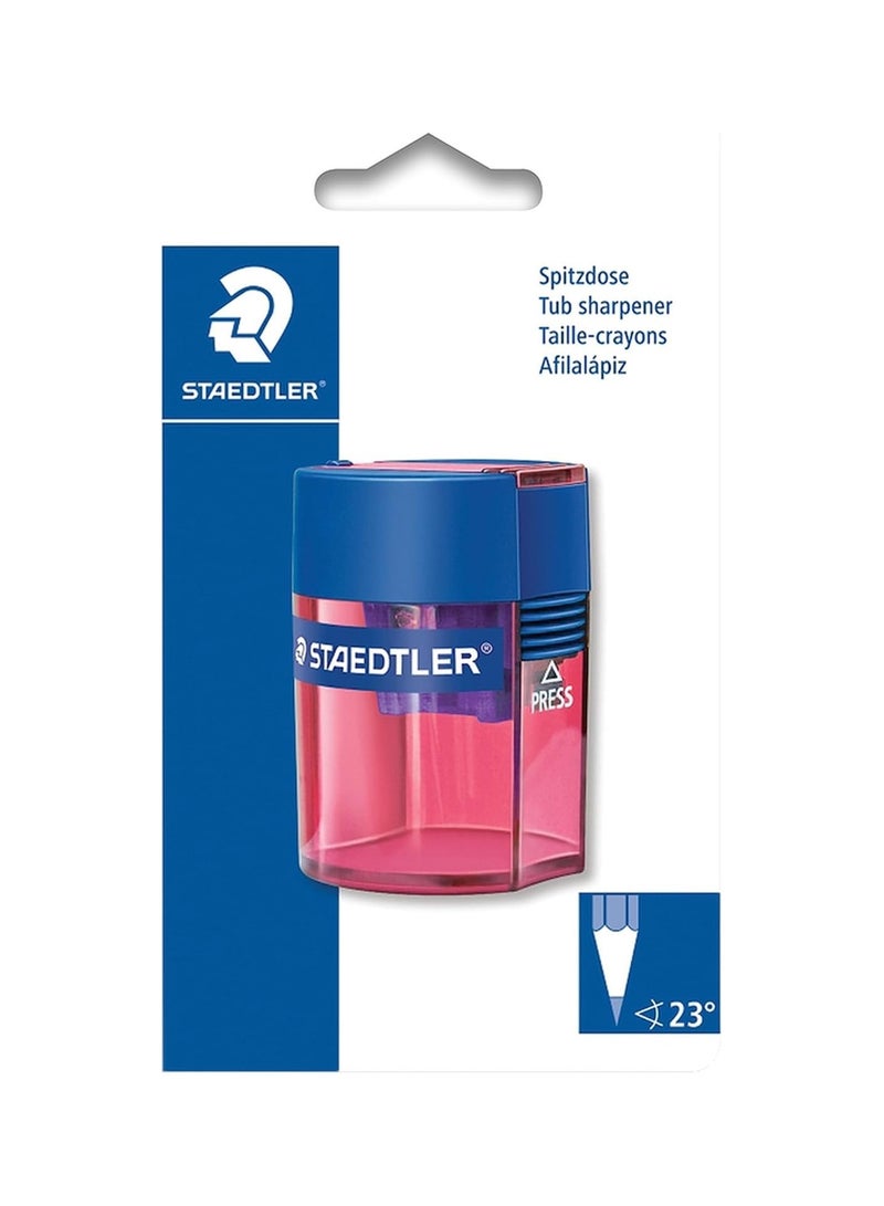 STAEDTLER 1-Piece Single Hole Tub Sharpener Assorted Colours - Image 2
