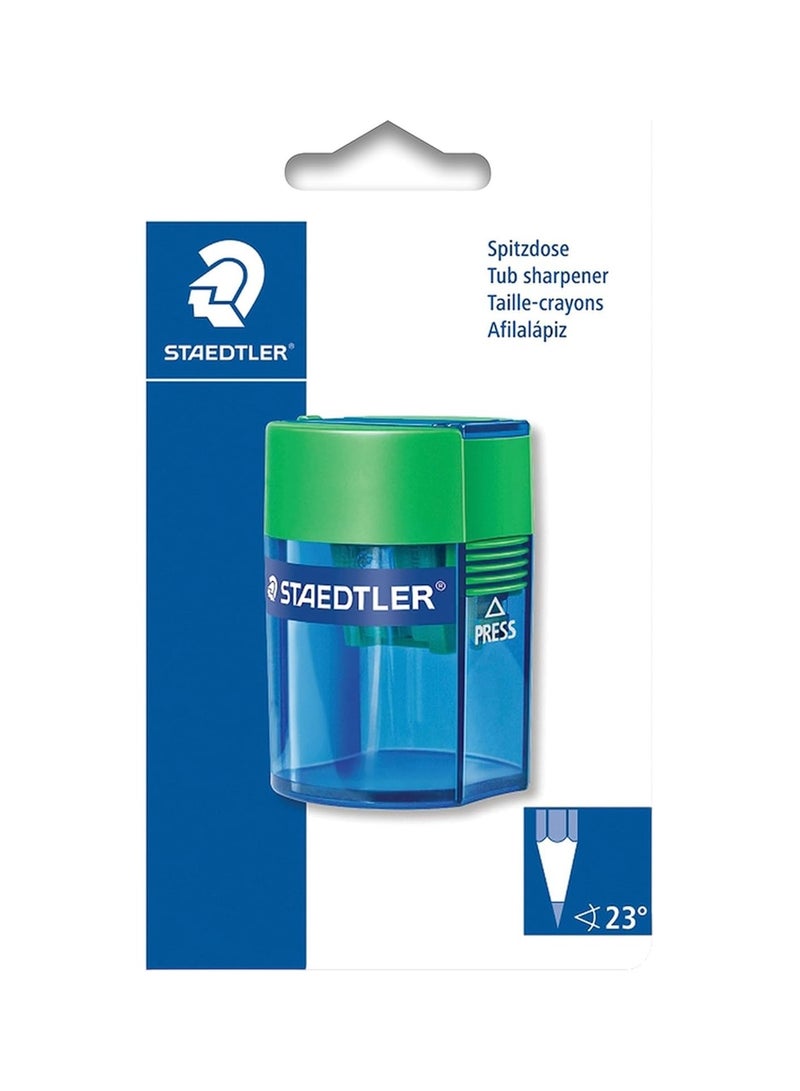 STAEDTLER 1-Piece Single Hole Tub Sharpener Assorted Colours - Image 3