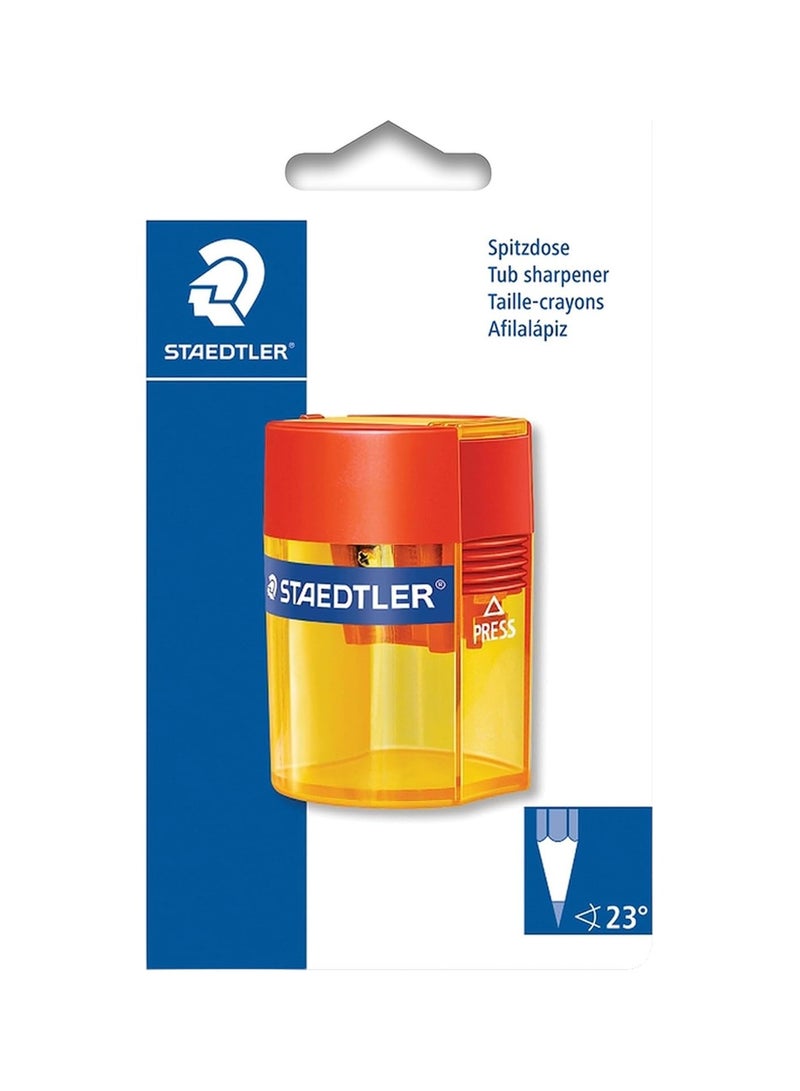STAEDTLER 1-Piece Single Hole Tub Sharpener Assorted Colours - Image 4