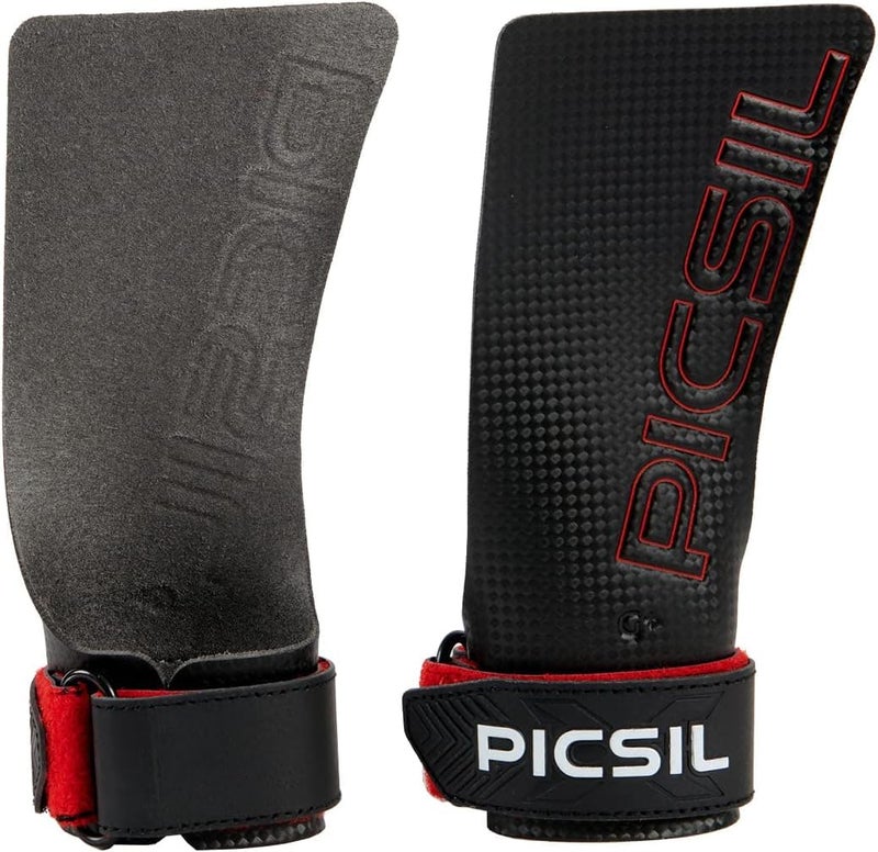 PICSIL RX Grips for Cross Training and Gymnastics, Carbon Fibre Material, Use with Magnesium, Grip on All Surfaces and Bars, Designed for All Athletes - Image 1