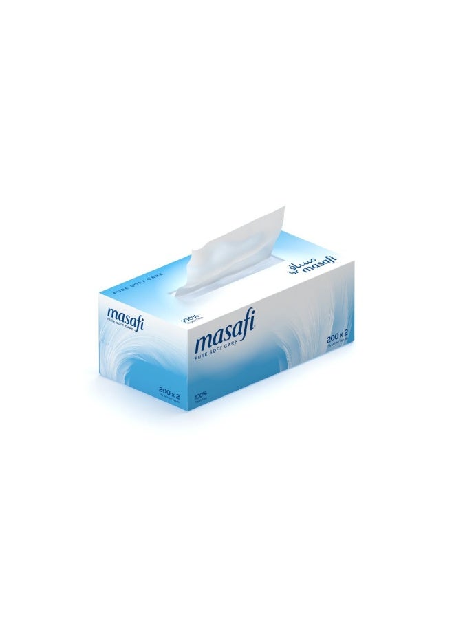 Masafi Facial Tissues 200 Sheets x 2 Ply - Image 3