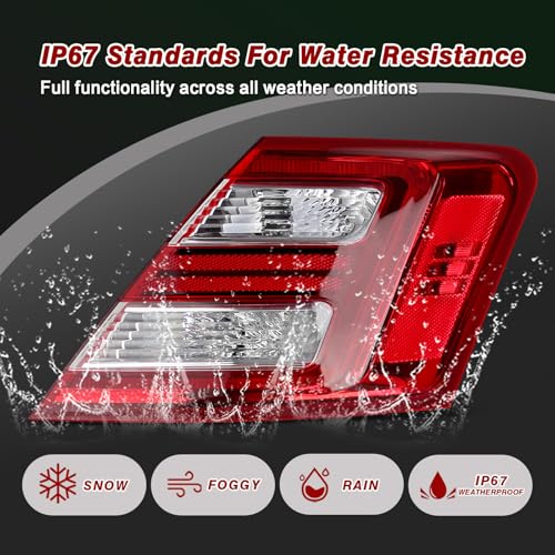 ZSBMP LED Outside Tail Light Assembly Compatible with 2013 2014 2015 2016 2017 2018 2019 Ford Taurus Taillight Rear Brake Lamp Signal Assembly (Right Passenger Side) - Image 4