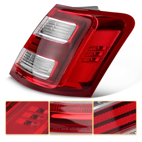 ZSBMP LED Outside Tail Light Assembly Compatible with 2013 2014 2015 2016 2017 2018 2019 Ford Taurus Taillight Rear Brake Lamp Signal Assembly (Right Passenger Side) - Image 2