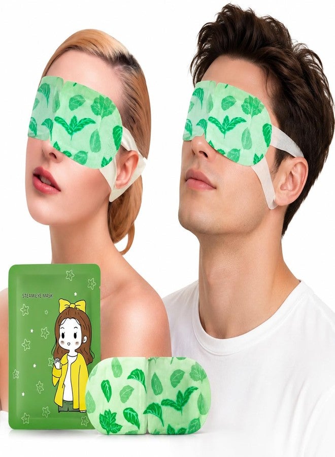 Hirglow Steam Eye Mask for Dry Eyes, Dark Circles & Puffiness - Self-Heating Disposable Warm Eye Masks (10 Pack), 30-40 Min Relaxation, Eye Strain & Stress Relief for Men & Women, Unscented - Image 1