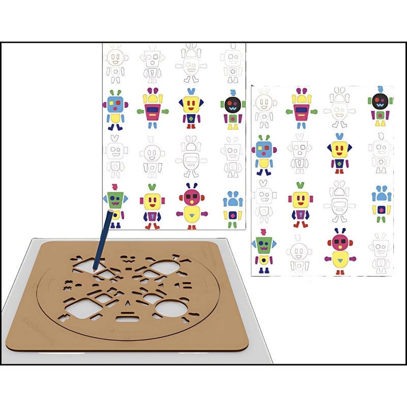 ThinkerPlace مجموعة روبوت DIY من ثينكر بليس توست آرت | بناء، تعلم والعب | لعبة STEM للأطفال من عمر 5 سنوات فما فوق | تعزيز الإبداع والتنسيق بين اليد والعين | لعبة فنية ممتعة - Image 2