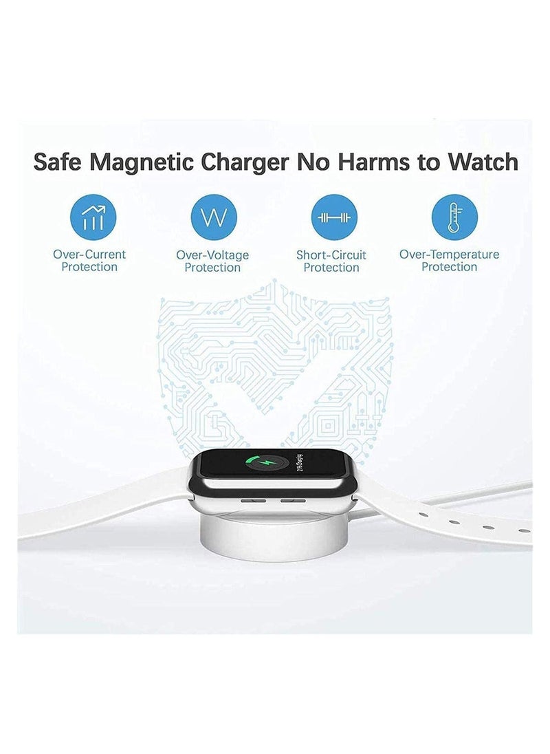 ELTRAZONE iWatch Charger Wireless Smart Watch Magnetic Charging Cable, [MFi Certified] Wireless Charging Pad Cord For Apple Watch Series 6/SE/5/4/3/2/1 - Image 2