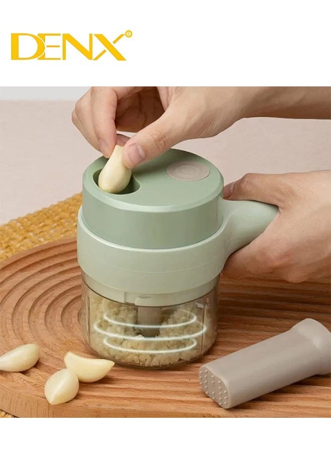 Denx - Portable, Multi-Functional, Cordless, Rechargeable Electric Vegetable Slicer - Image 1