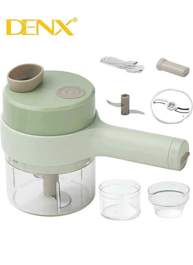 Denx - Portable, Multi-Functional, Cordless, Rechargeable Electric Vegetable Slicer - Image 1